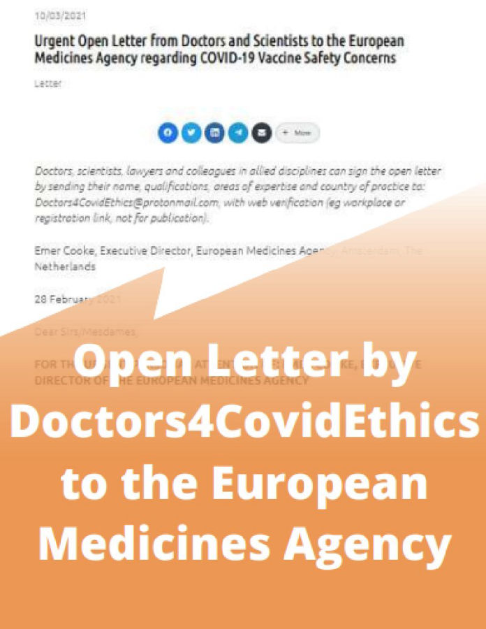 Open Letter by Doctors4CovidEthics