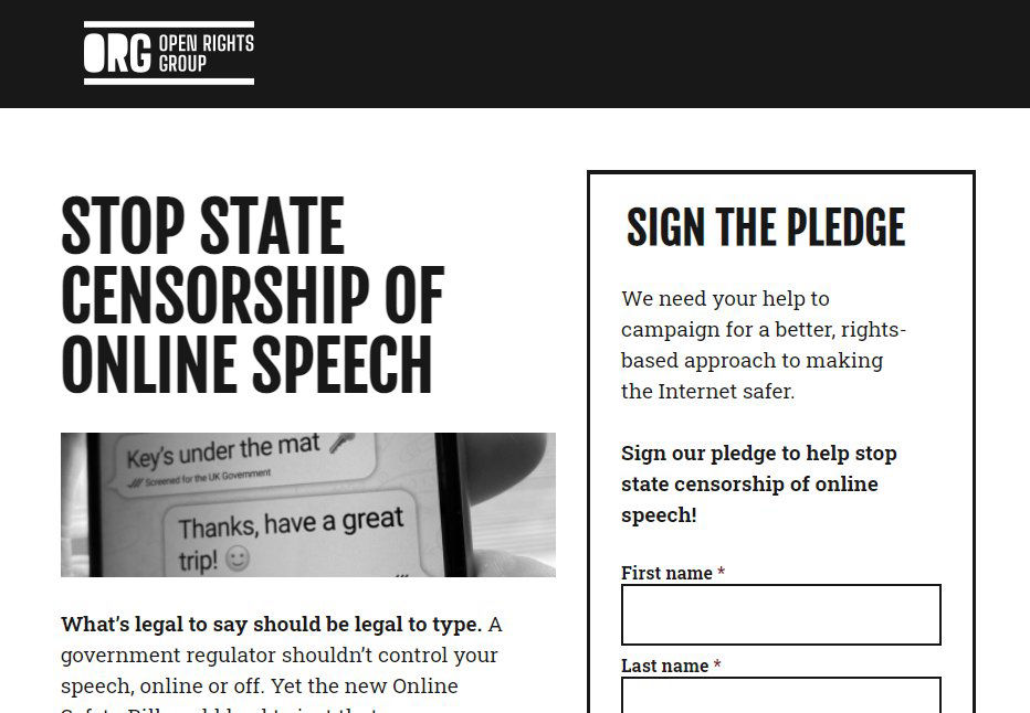 Pledge - Free Speech